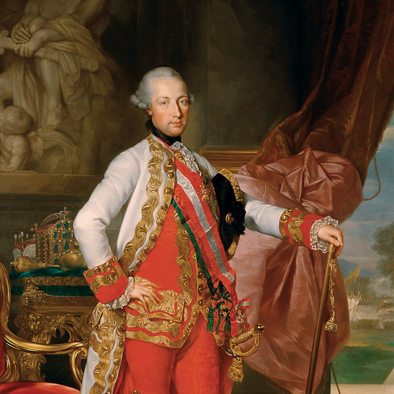 Kaiser Joseph II. - Ölbild von Anton von Maron